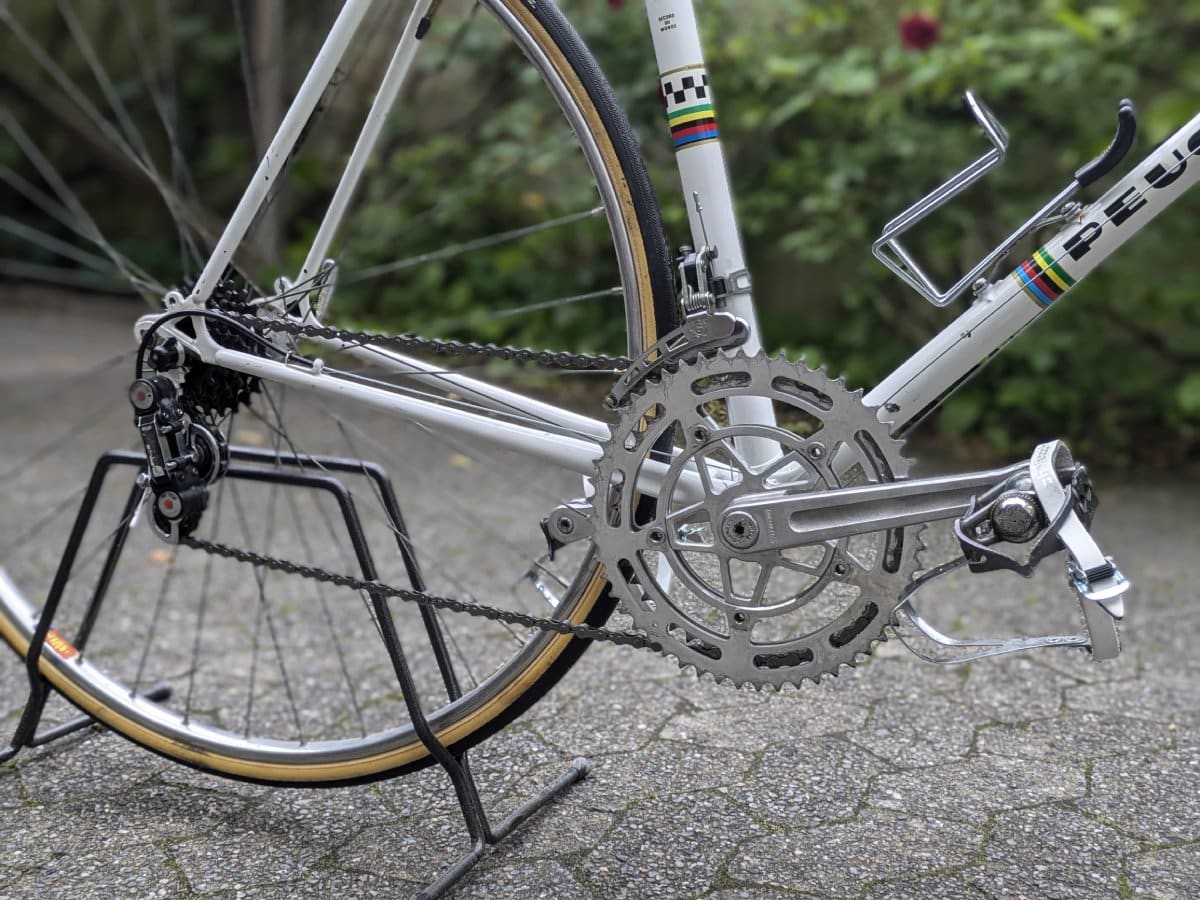 Roue Arrière 700 Pour Vélo Ancien - Jante AVA Diamant - Pour Peugeot Automoto - Idéale Collection / Eroica