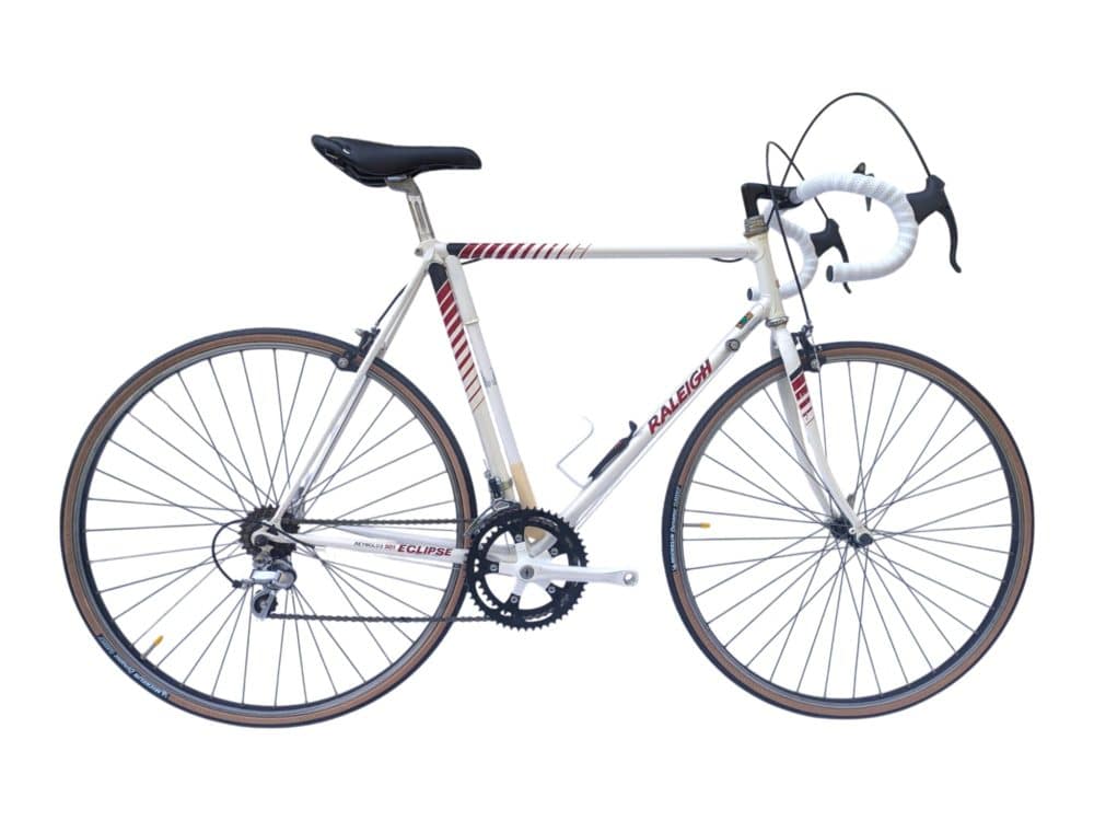 Vintage Rennrad Raleigh Eclipse - weiß - 57cm