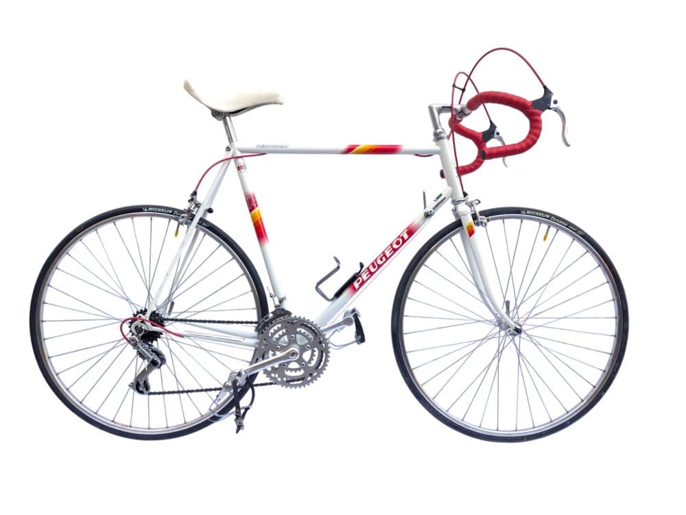 Vintage Rennrad Peugeot Saint Bernard (20) Vintage Rennrad Peugeot Saint-Bernard - weiß - 60cm