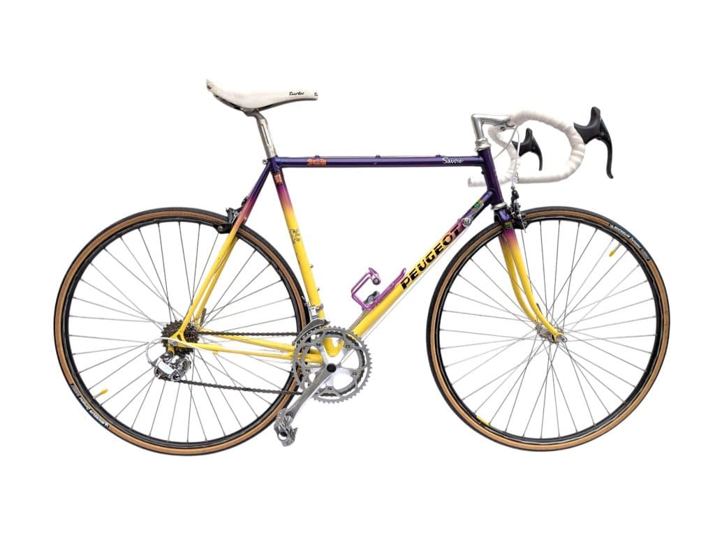 vintage rennrad peugeot savoie gelb lila (57)